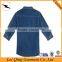 Fashion long sleeve man denim shirt 2015