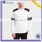 High Quality Black White Colorblocked Cotton-Blend Mens Collar Sweatshirt