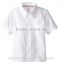 Boys' Short Sleeve Oxford Dress Shirt Decorate inner collar