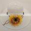 Large Eaves Seaside Holiday Beach Straw Hat Flower Sun Hat
