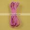 stock 2mm round elastic cord with shiny silver
