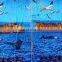 China Wholesale MJ04 Blue Custom Reactive Printed Beach Towel
