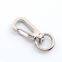 Easily open polish nickel plated metal hook keyring collection