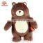 China Plush Toys Cheap Standing Grey Grizzly Teddy Bear Plush Toys For Crane Machines