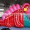 Small dinosaur theme inflatable slide for kids
