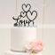 party cake decoration insert card acrylic wedding cake topper