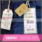 China Clothing Hang Tag For Garment / Jewelry Swing Tag / Bracelet Price Tag
