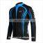Sublimation custom long sleeve cycling jersey sets, cycling wear riding suit bicycle jersey and pants for winter jersey cycling