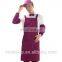 100% cotton vest plain apron for men