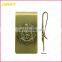 Custom Antique Collectible Gold Plated Brass Inlaid Black Enamel Money Clip