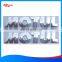 Customized embossed plastic ABS logo with sponge glue