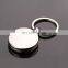 Promotional round led keychain with printed logo