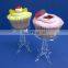 Dongguan manifaction acrylic plastic industrial cupcake display shelf