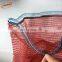 China factory raschel woven mesh bag with drawstring
