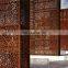  new production corten steel decorative screen wall panel