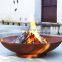 Corten Fire Bowl Decorative Corten A Steel Fire Pit