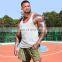 100% Cotton Summer Dry Fit Sports Gym Blank Plain Fitness Wholesale Cheap Custom Logo Design Men Tank Tops