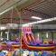 Attracting people Inflatable spiral obstacle course with slide for commercial events and match,carnival party
