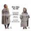 Hooded Blanket Adult or Youth Size Sweatshirt Fleece or Sherpa Sloth Blanket