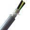 Control Cable H05VVC4V5-K multiple cores flexible copper PVC-Control Cable screened oil resistant 300 / 500 V White/Gray jacket