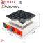 Commercial heart shape mini muffin pancake waffle maker with CE