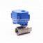 non return  NSF61  2 way electric food grade ball stainless steel solenoid motor ball valve