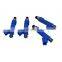 Free Shipping!Set 4PCS 12-Hole Fuel Injectors Nozzle 23250-22080 For TOYOTA 04-08 Corolla 1.8L