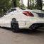 Auto Body Parts Car Bumpers for Mercedes-benz C-class W205 Facelift C63 AMG Body Kit 2014 2015 2016 2017 2018