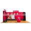 New Product folding stand Exhibition Booth design portable tradeshow expo wall with light