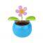 New Car Mirror Decoration Styling Accessories Solar Powered Dancing Flower Swinging Animated Dancer Toy Interior Car Decoration