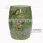 Beautiful Chinese Flower And Bird Stool Ceramic Furniture For Shoe Store Decoration