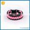 Hot sale oem survival bracelet/paracord bracelet with logo wholesale