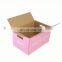 custom paperboard kraft shipping corrugated box paper folded color paper wrapping flat moving storge boxes