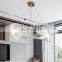 Gold Bed Room Chandelier Lamp Luxury Shape LED Pendant Lighting