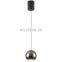 Modern Minimalist Spherical Pendant Light Aluminum Ball Bedside LED Hanging Lights Creative Restaurant Bedroom Bar Lift Lamp