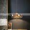 Nordic Luxury Gypsophila Hanging Lighting LED Art Bedside Lamp For Restaurant Hotel Bar Glass Led Pendant Light