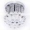 Modern LED Crystal Chandelier Luxury Iron Gold Living room restaurant Creative Tassel Pendant Lamp