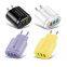 Wholesale Universal 3.0 USB Wall Charger 5V2A 3USB travel fast chargers EU / US Plug for iphone for huawei