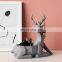 Wholesale Nordic Creative ceramics Lovely Rabbit Dog Deer Decorative Tray For Snack Serving Home Decor