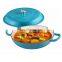 1.5Qt Soupe Camping Africa 30Cm Ensemble Indien Colorful Dinner Ware 3 In 1 European Shallow Turkey Seafood Iron Casserole