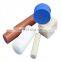 Blue color PA6 bar/ natural blue mc Nylon threaded rod
