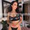 2021 Summer Luxury Multi-color  Perspective Ladies Women Sexy Bra and Panties Girl In Bra