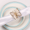 Manufacture Directly Wholesale Butterfly Table Napkin Ring Holder For Wedding