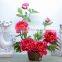 the cheap artificial flower artificial flower in pots for indoor decoration