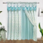 window curtain sheer dry sheer customized colors light filtering slub texture sheer for living room or outdoor