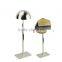 Metal Hat Display Stand Black Hat Display Rack Hat Holder Cap Display HH001-Brushed