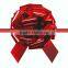Red Metallic Pom-Pom Pull Ribbon Bow for Xmas Day Home Decoration