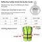 USA Wholesale Green or Yellow High Visibility Reflective Vest Safety Vest with Pockets Big Size For Traffic Construction Security Guard Biking