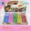 promotion colorful 2*3cm small hatching dinosaur eggs toy in water for kids game