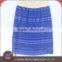 New design promotional soft latest fashion blue knit lace crochet lace skirt for women in stock